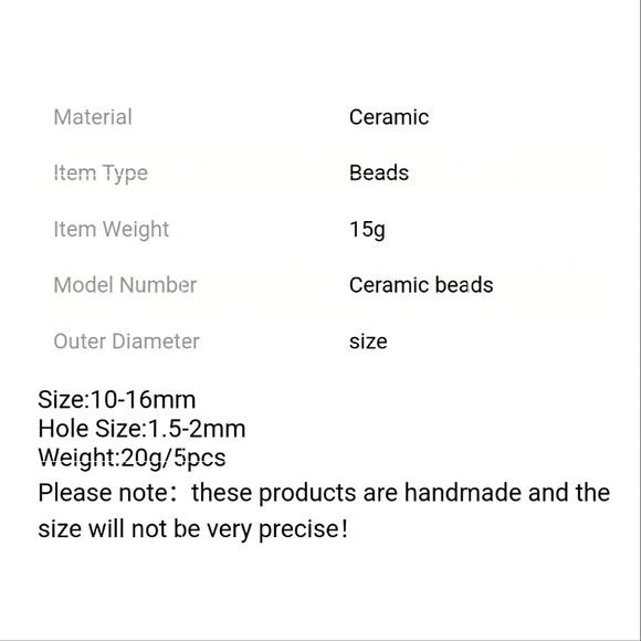 Handmade glass bead, ceramic strawberry charm bracelet w/ matching earrings. - Picture 7 of 8